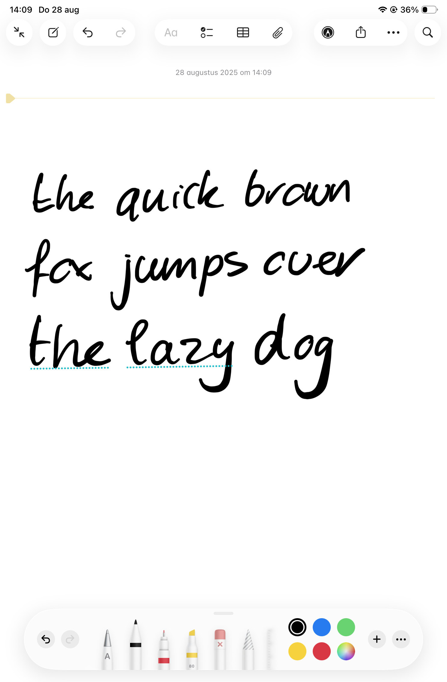 Instructiefoto: Schrijf eerst zelf iets