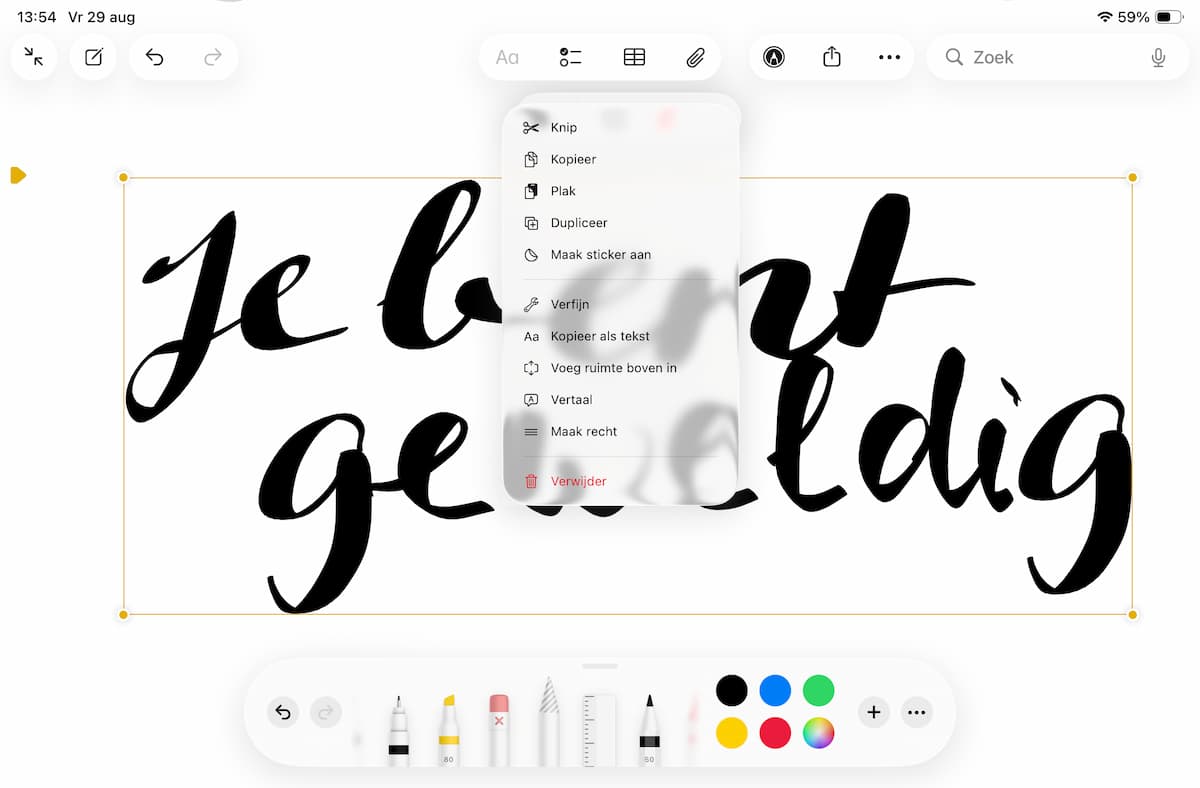 Instructiefoto: Omcirkel