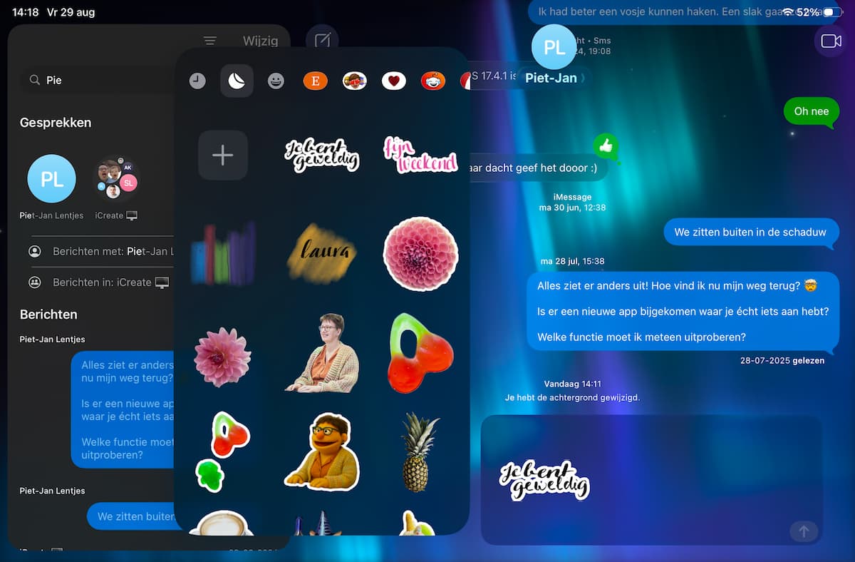 Instructiefoto: Berichten