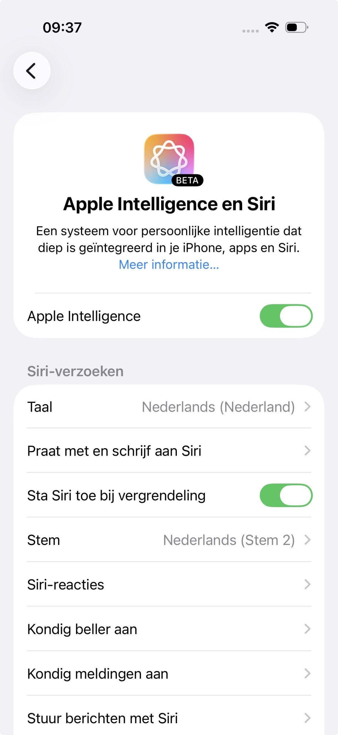 Apple Intelligence activeren op de iPhone