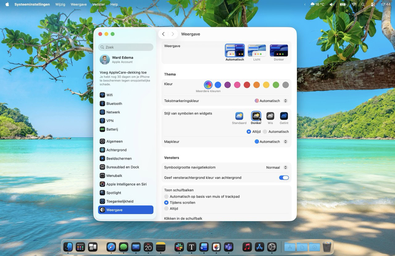 Instructiefoto: Donker