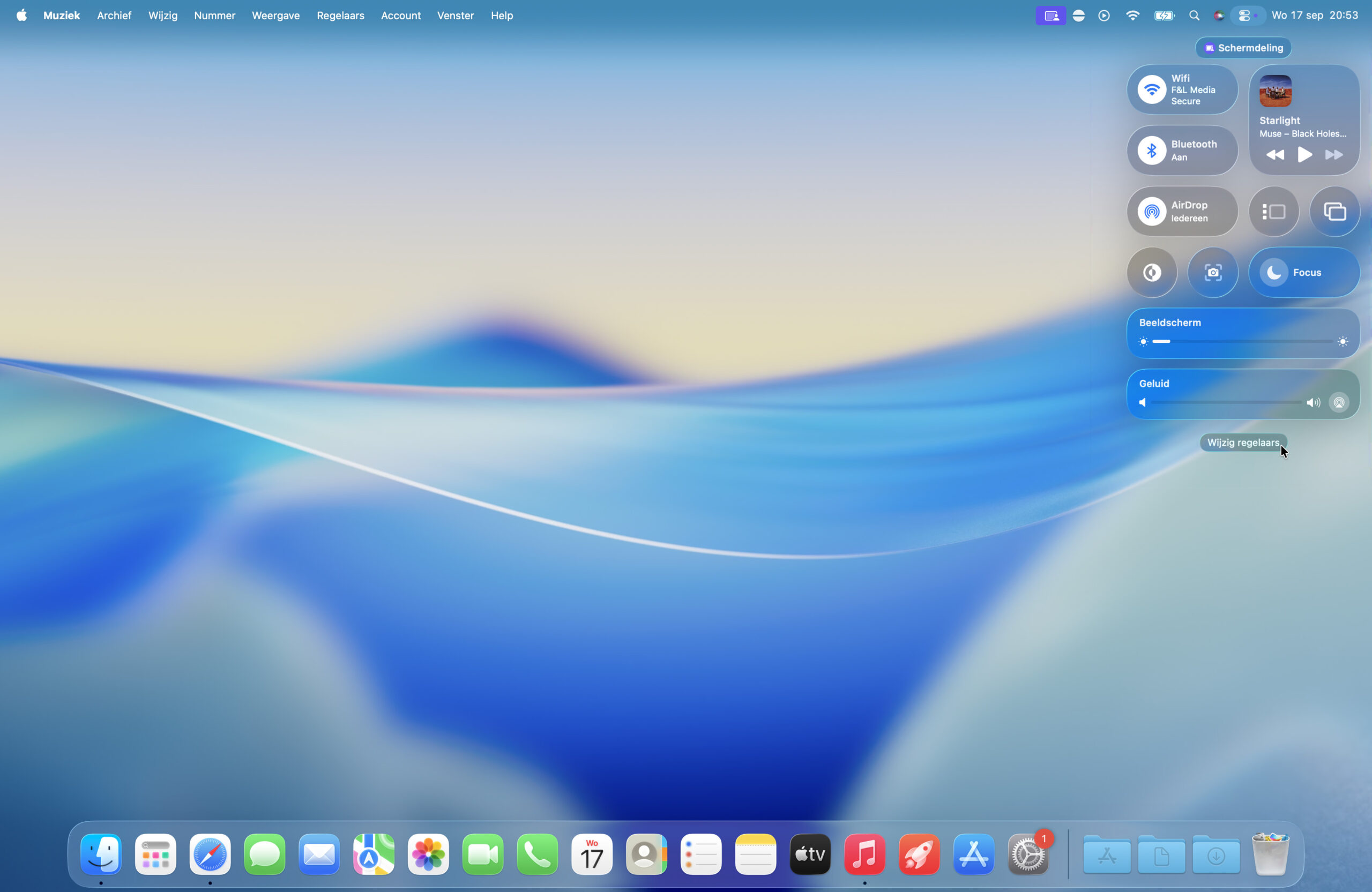Instructiefoto: Bedieningspaneel
