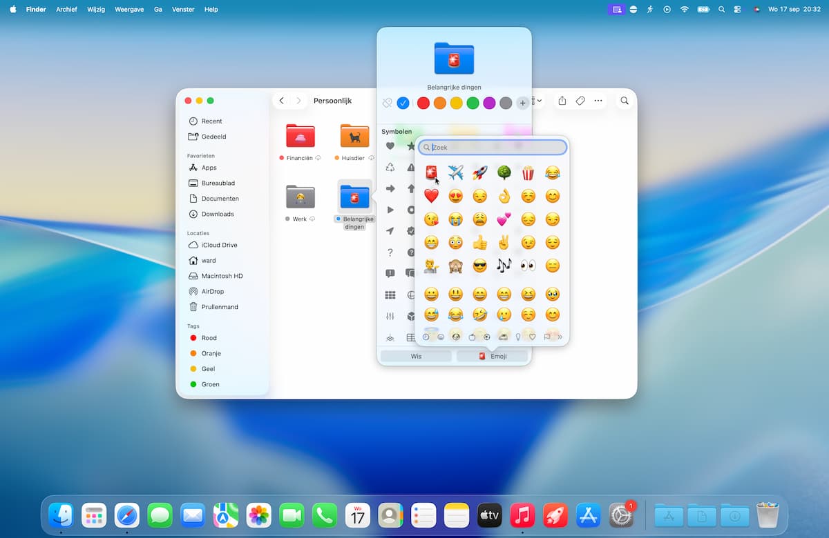 Instructiefoto: ... of emoji