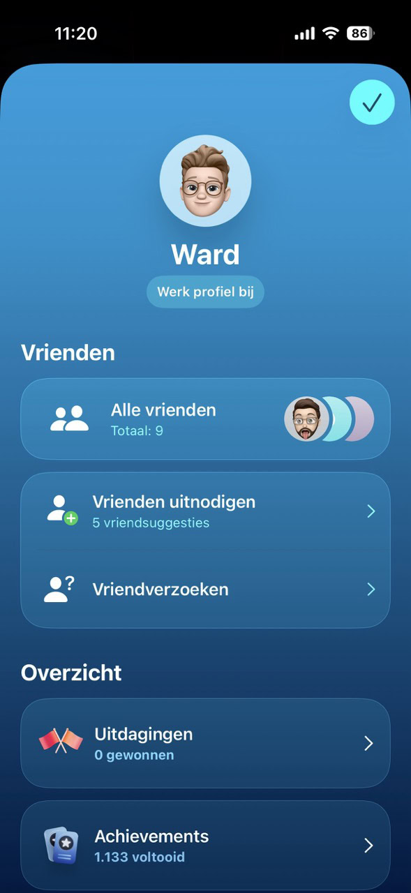 Instructiefoto: Game Center