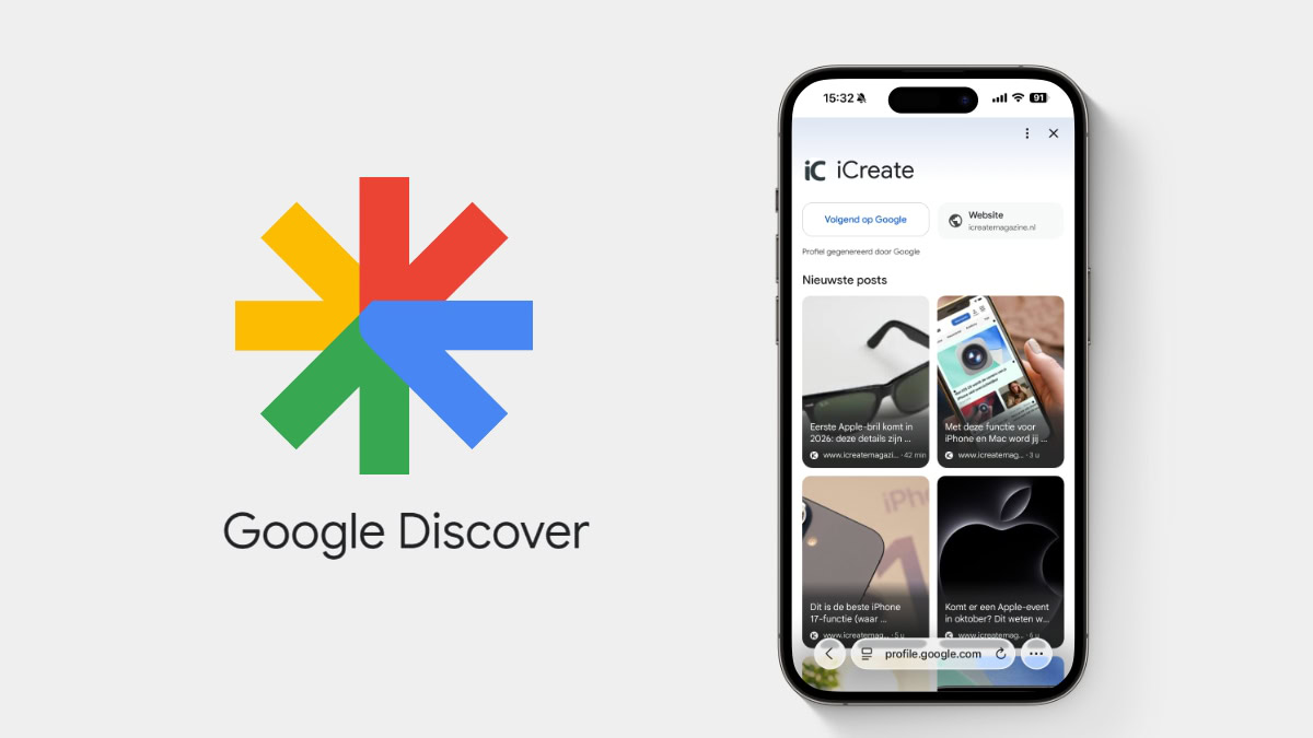 iCreate op Google Discover
