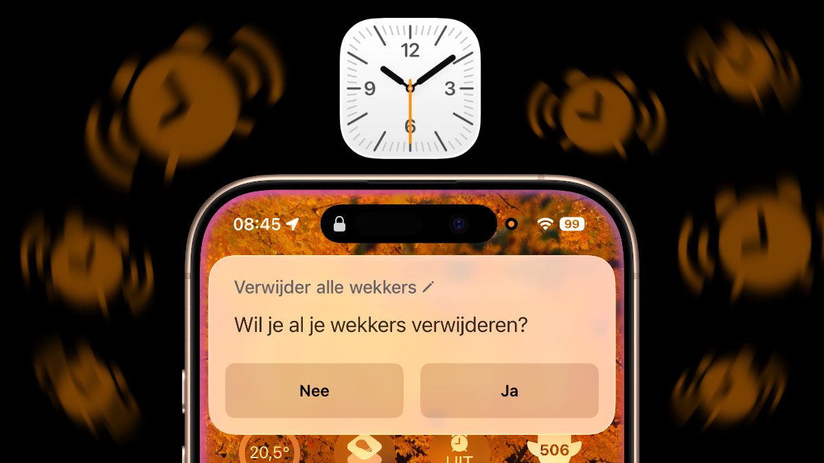 iPhone-wekkers verwijderen