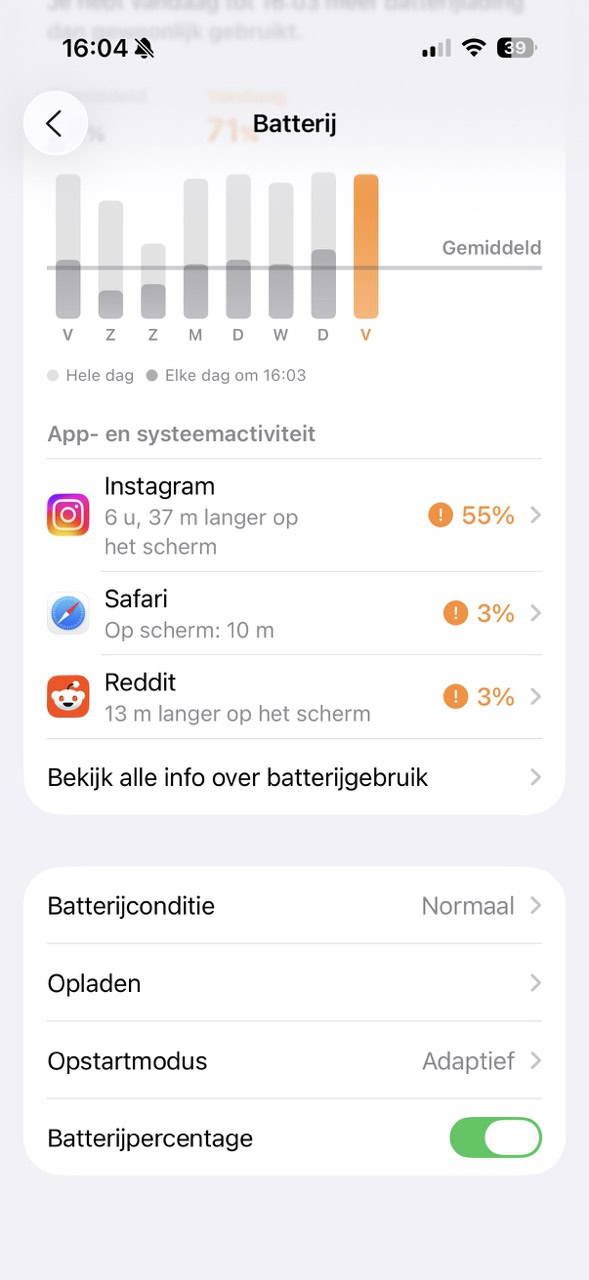 Instructiefoto: Batterij