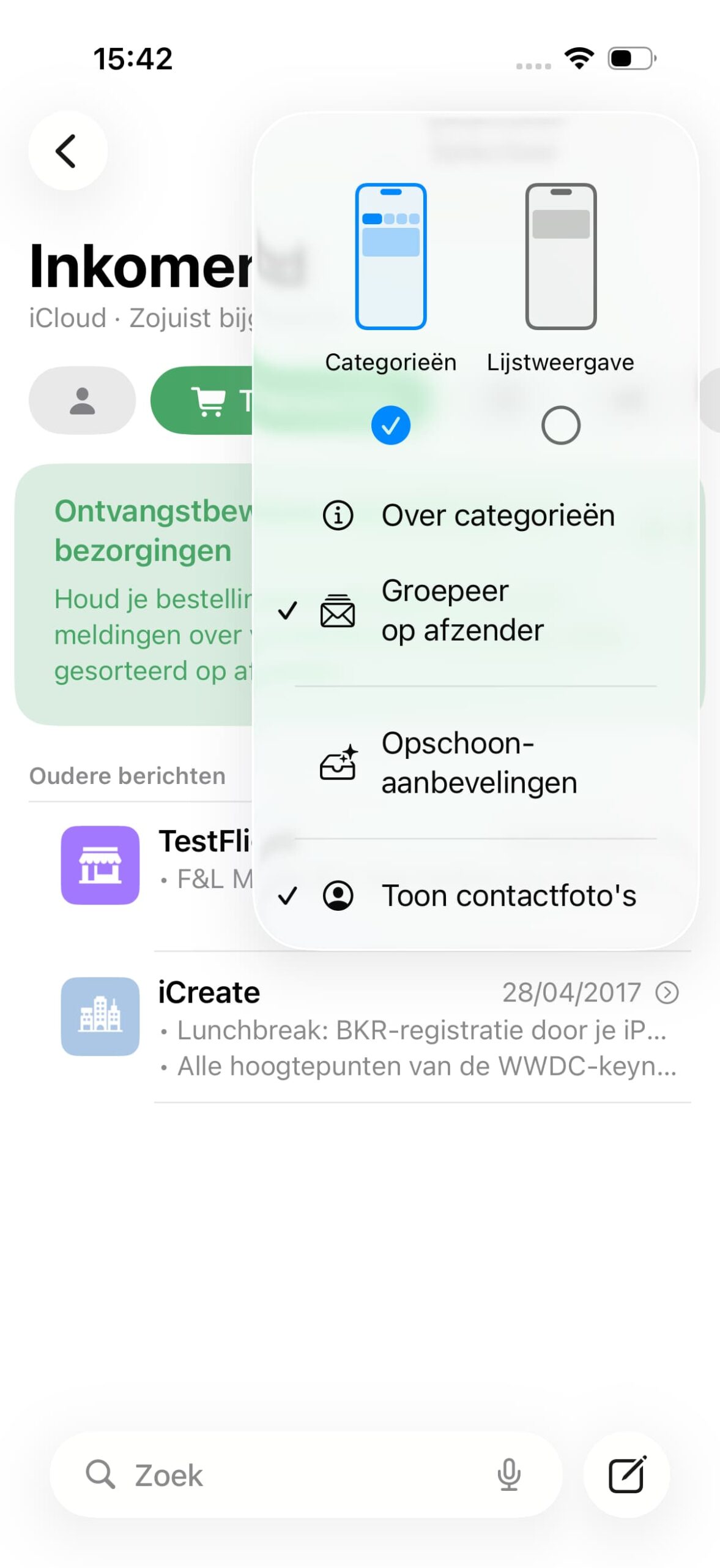 Instructiefoto: Terug naar hoe het was