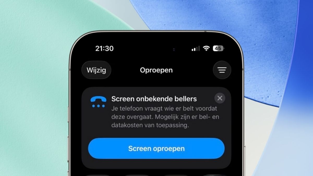 Screen onbekene bellers3