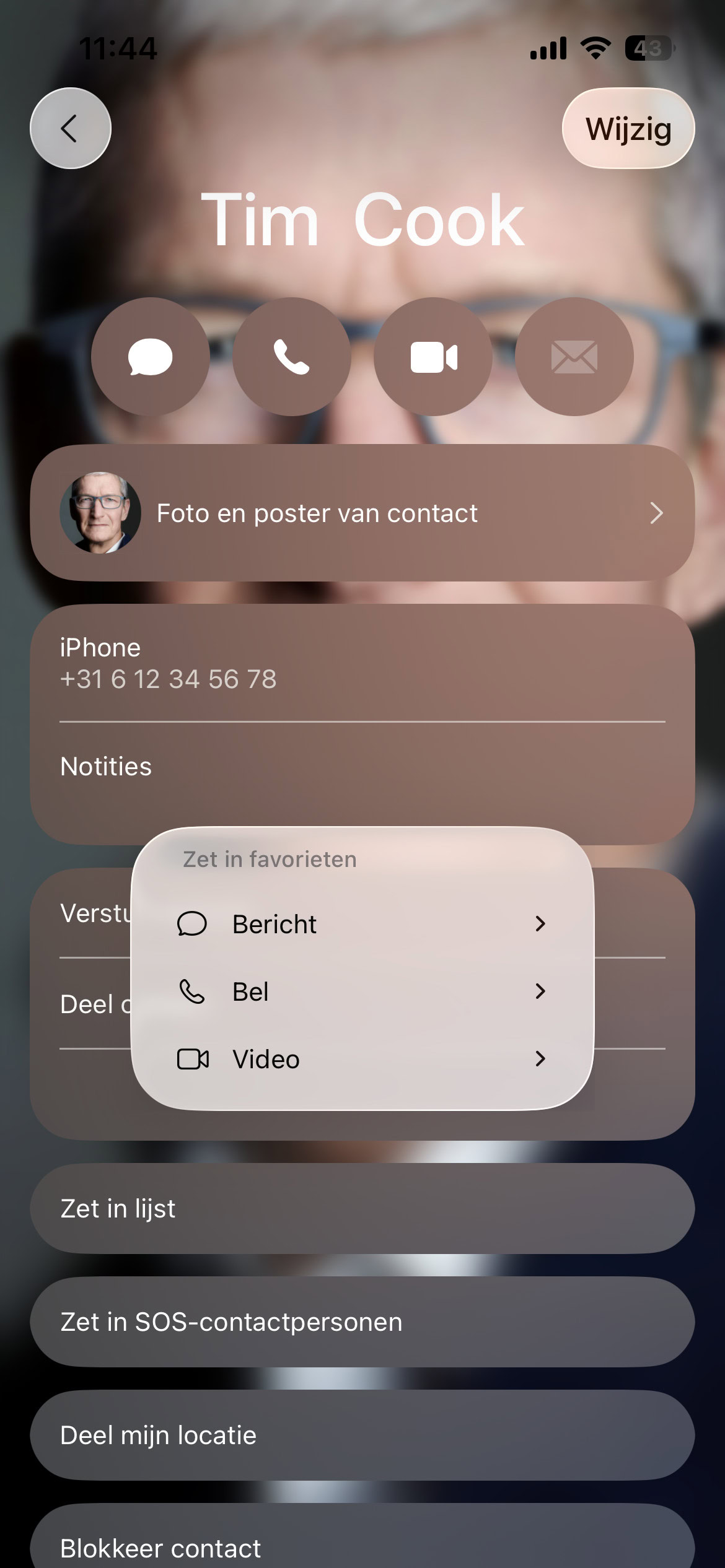 Instructiefoto: Zet in favorieten