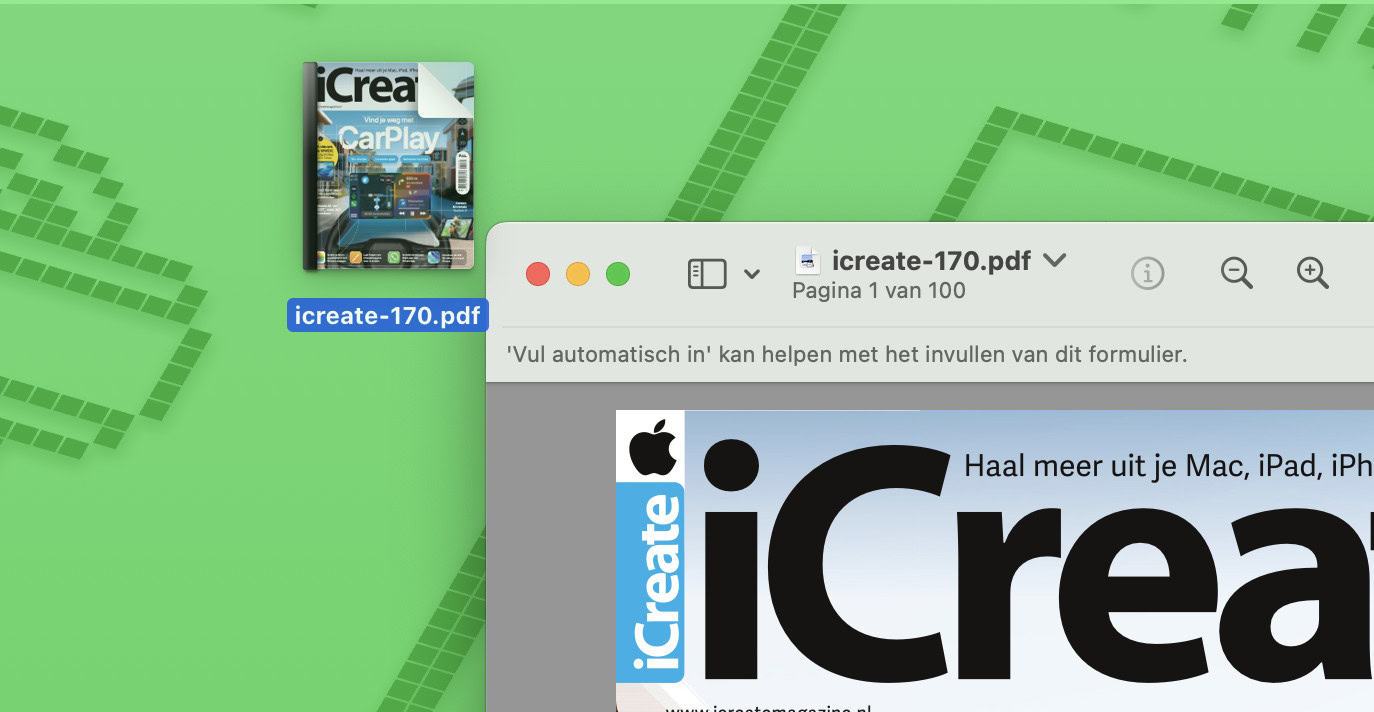 Instructiefoto: Bestand verplaatsen