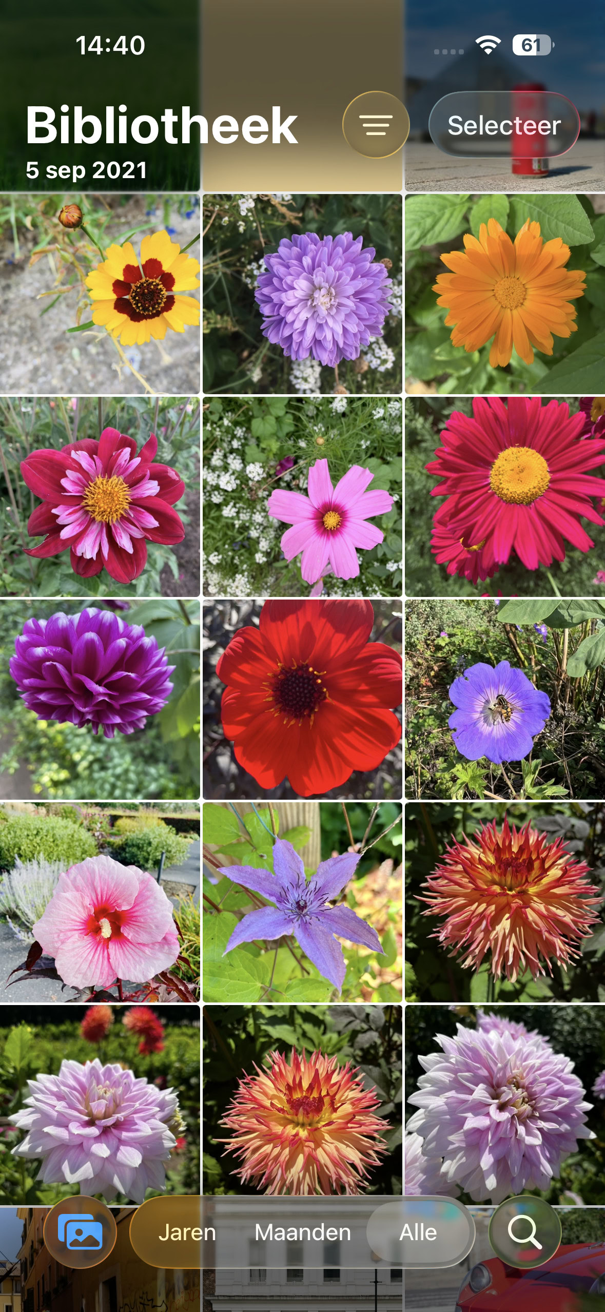 Instructiefoto: Indeling