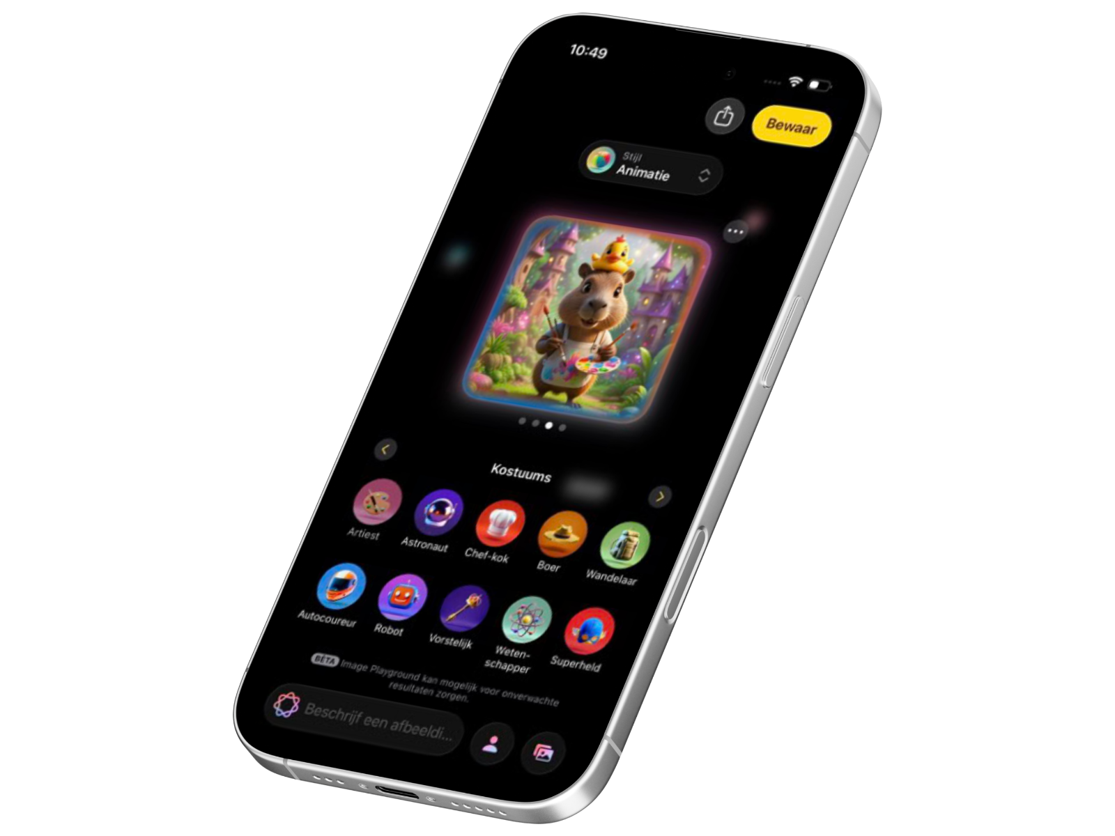 iPhone met Image Playground