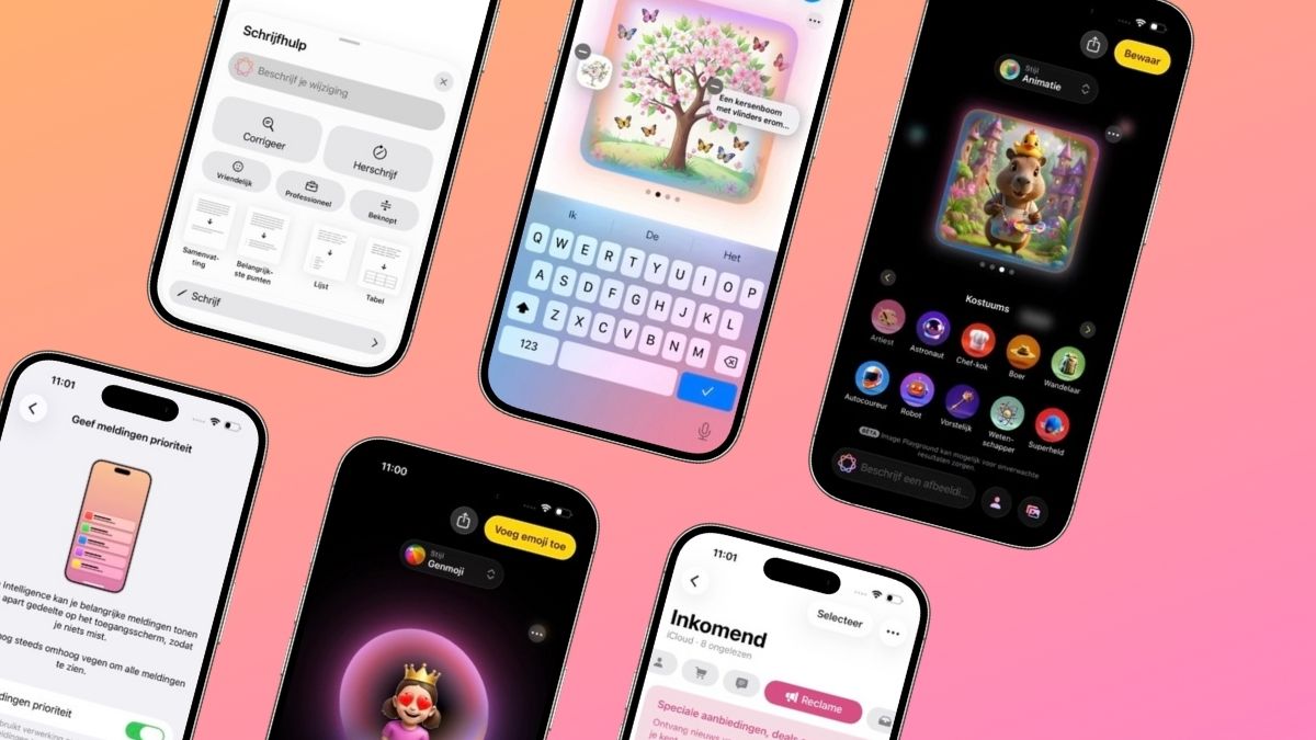 Apple Intelligence functies header