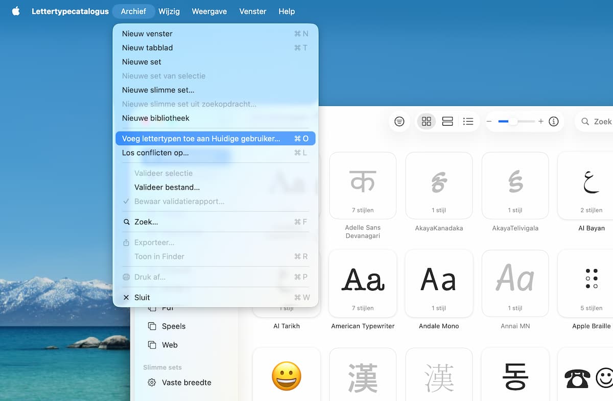 Instructiefoto: Installeren