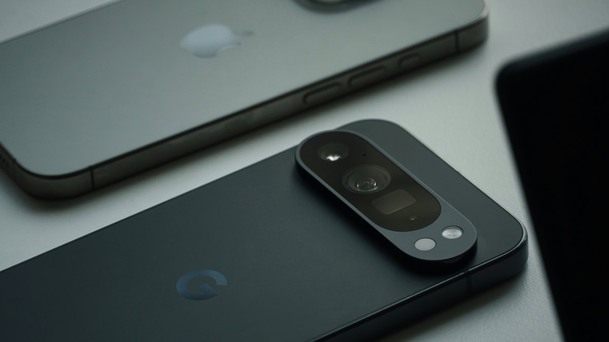 iPhone en Android naast elkaar