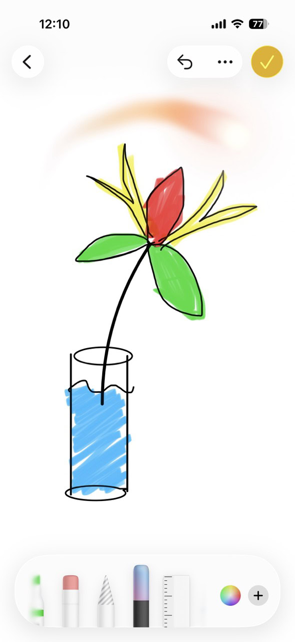 Instructiefoto: Beeldpenseel