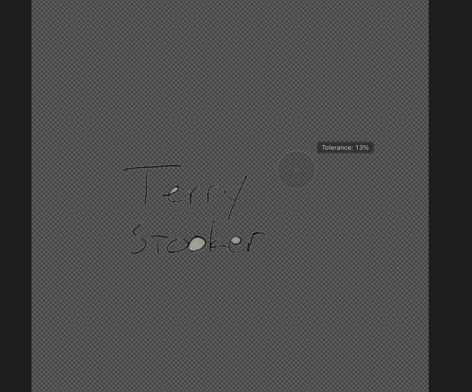 Instructiefoto: Achtergrond uitgummen