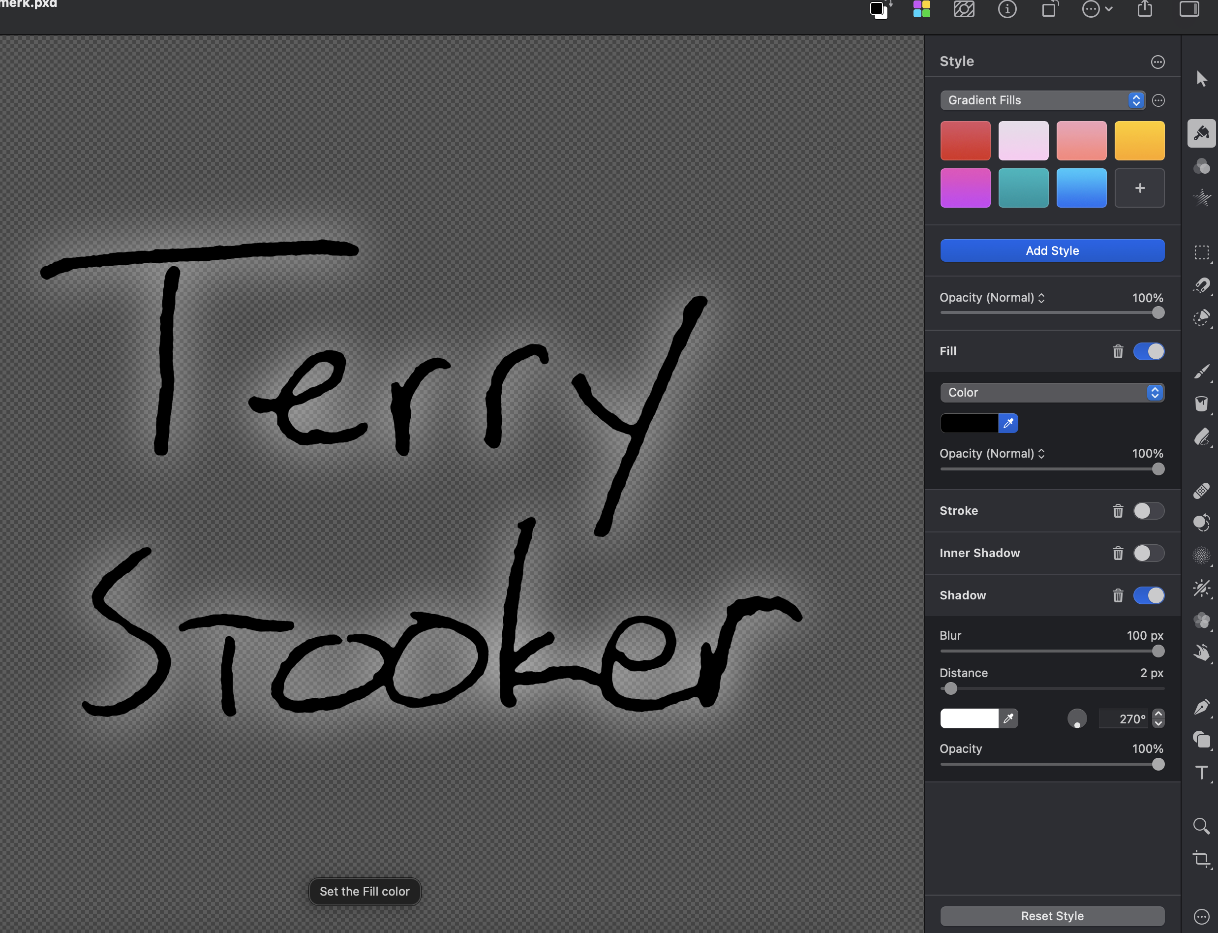 Instructiefoto: Schaduw