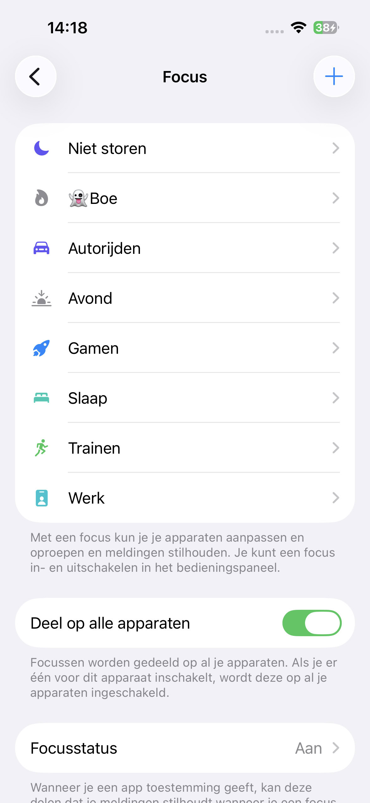 Instructiefoto: Instellingen