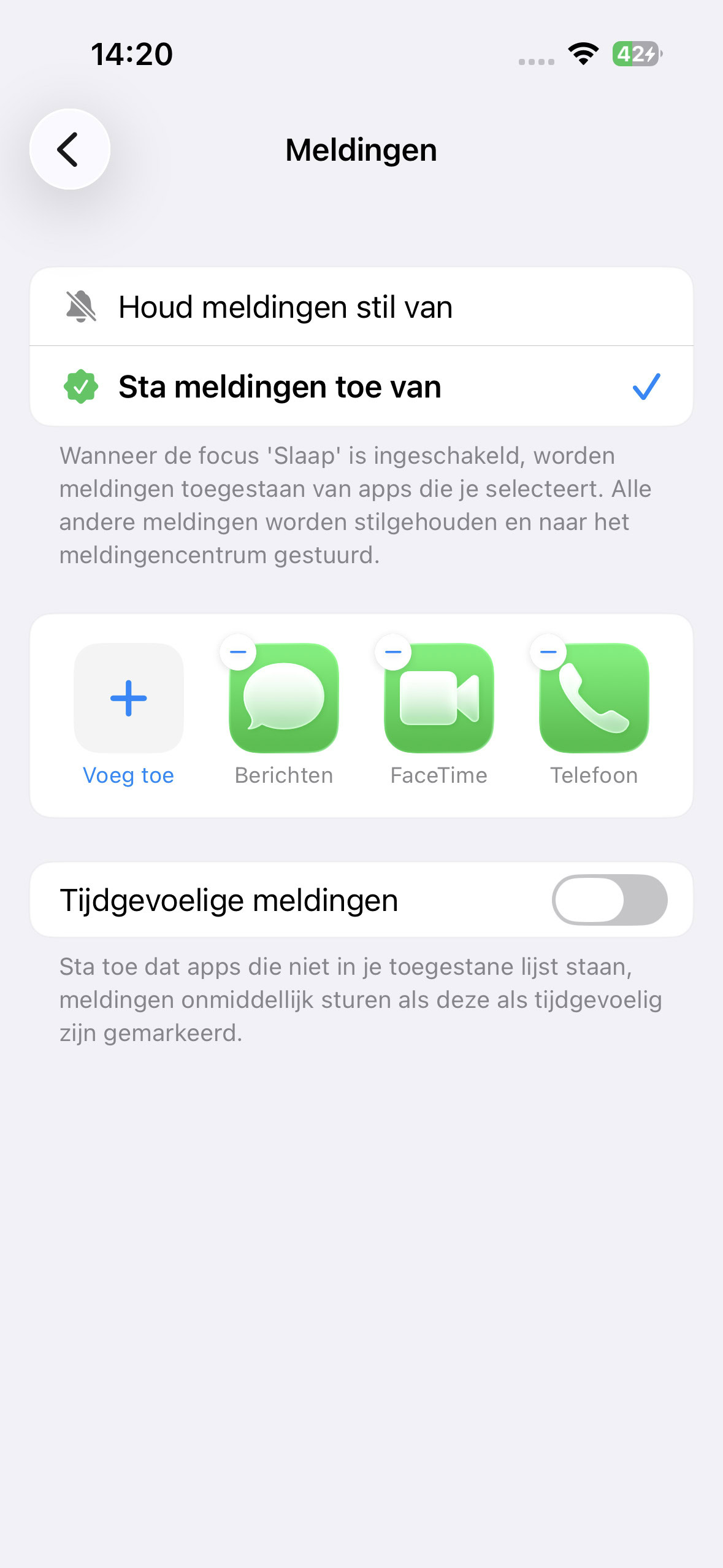 Instructiefoto: Apps