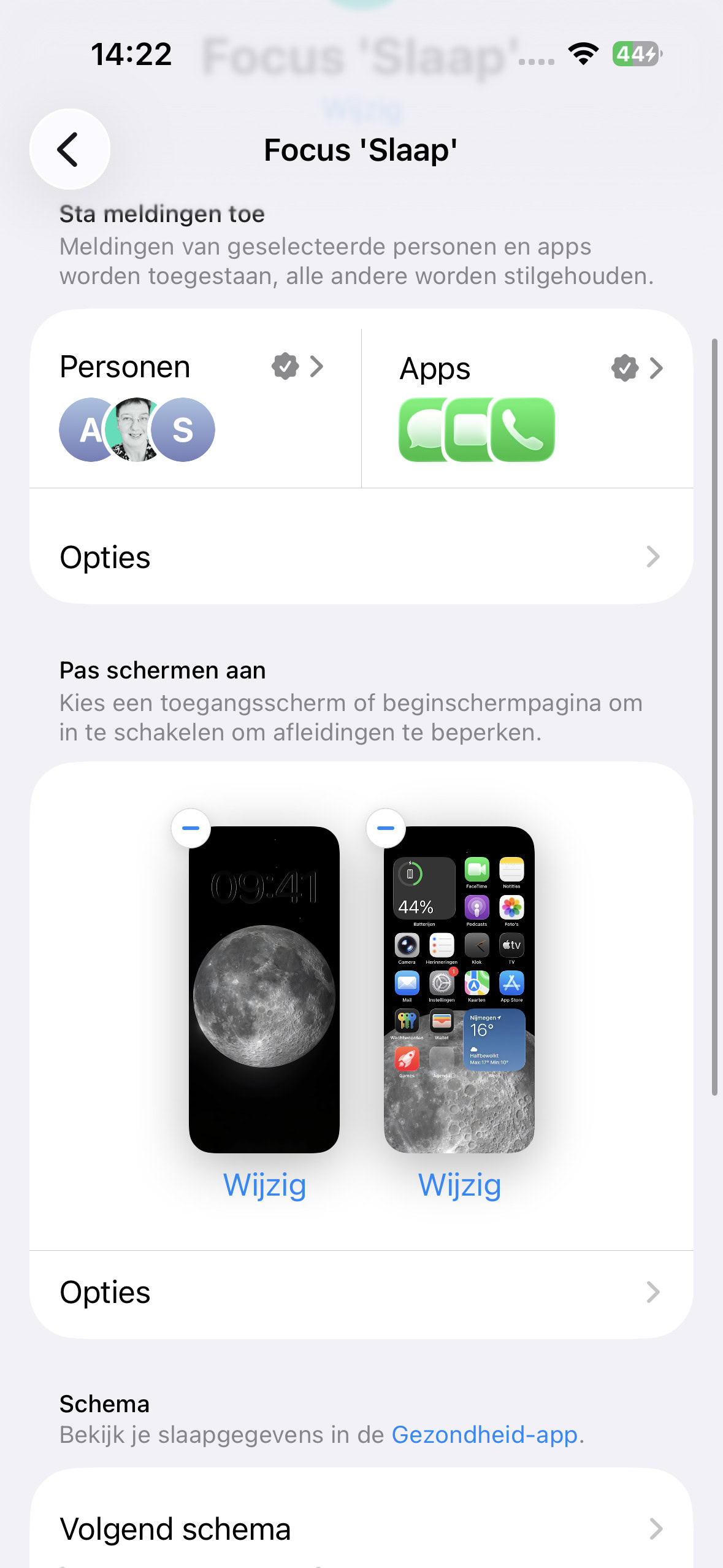 Instructiefoto: Geen afleiding