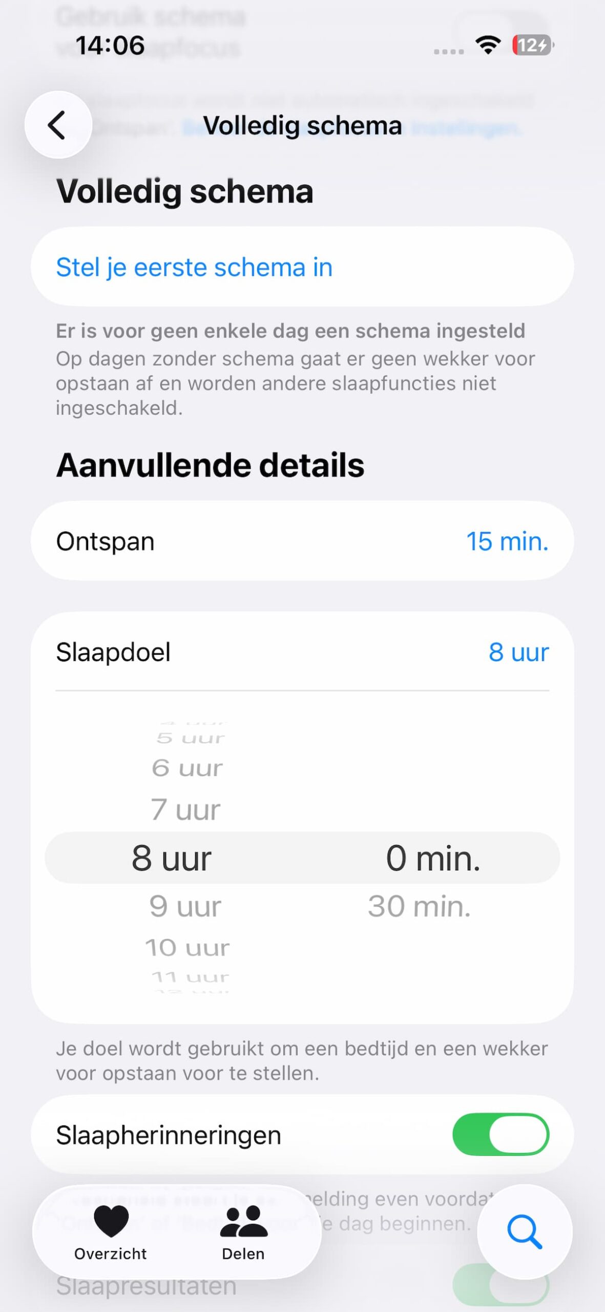 Instructiefoto: Slaapdoel