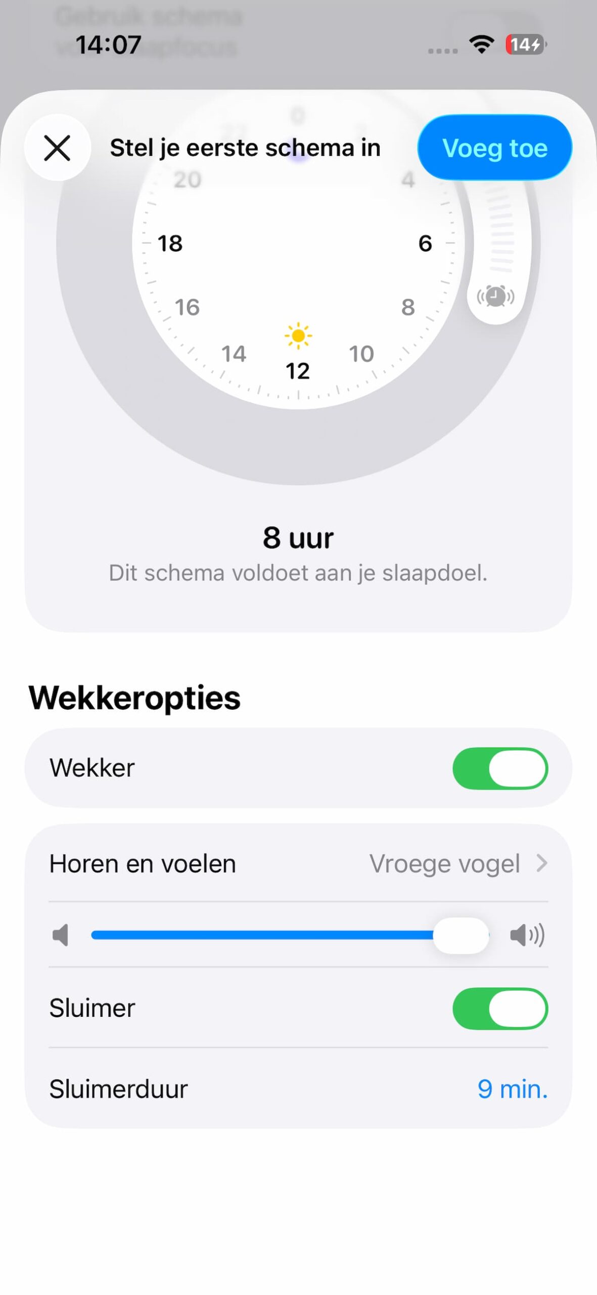 Instructiefoto: Wekker?