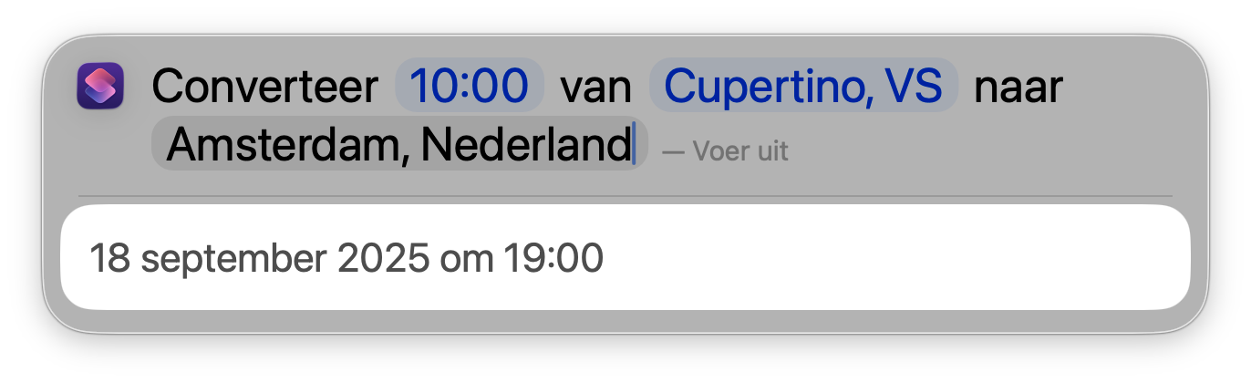 Instructiefoto: Conventeer tijdzone 