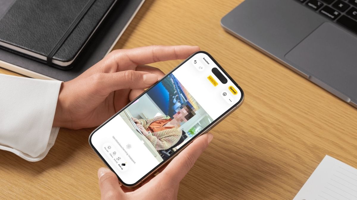 Gezichten blurren op foto iPhone