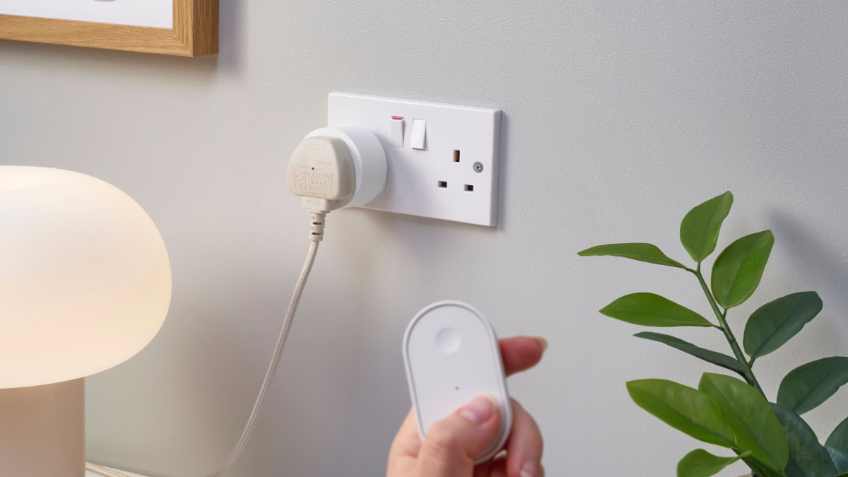 Stekker van IKEA in stopcontact