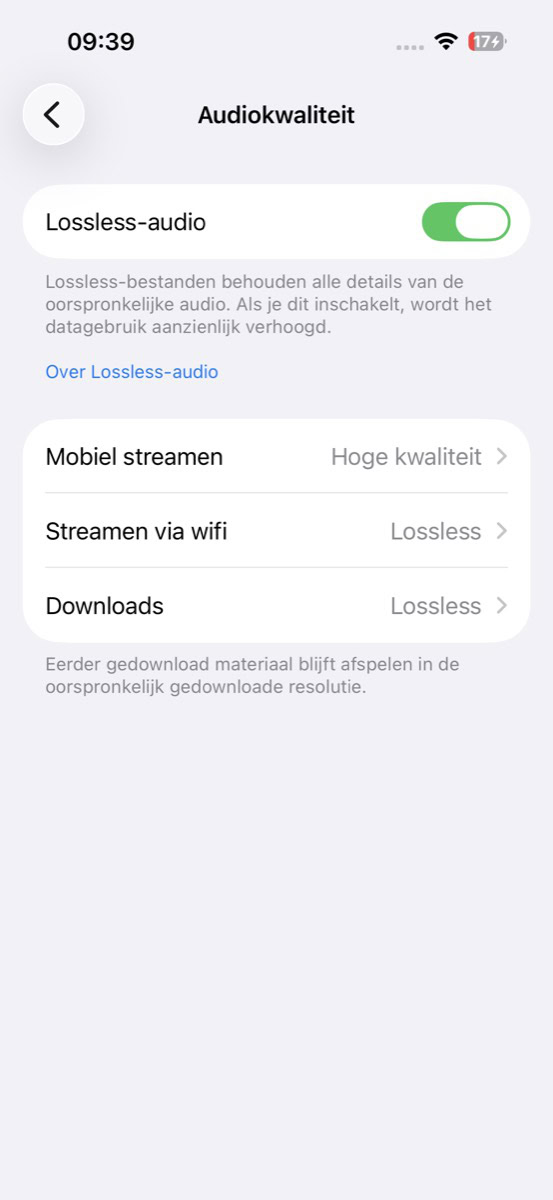 Instructiefoto: Audiokwaliteit