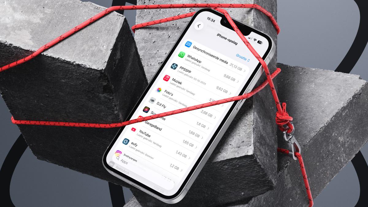 iPhone ruimte terugwinnen