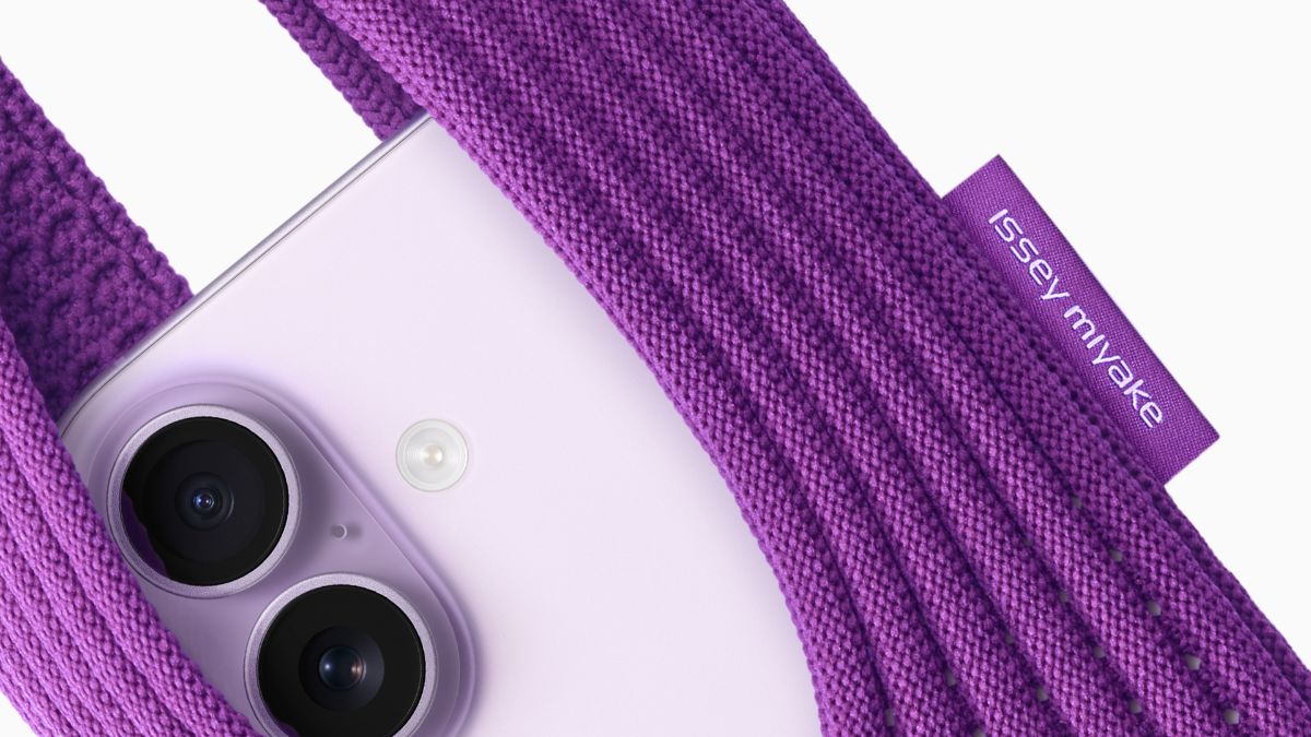 Paarse iPhone Pocket