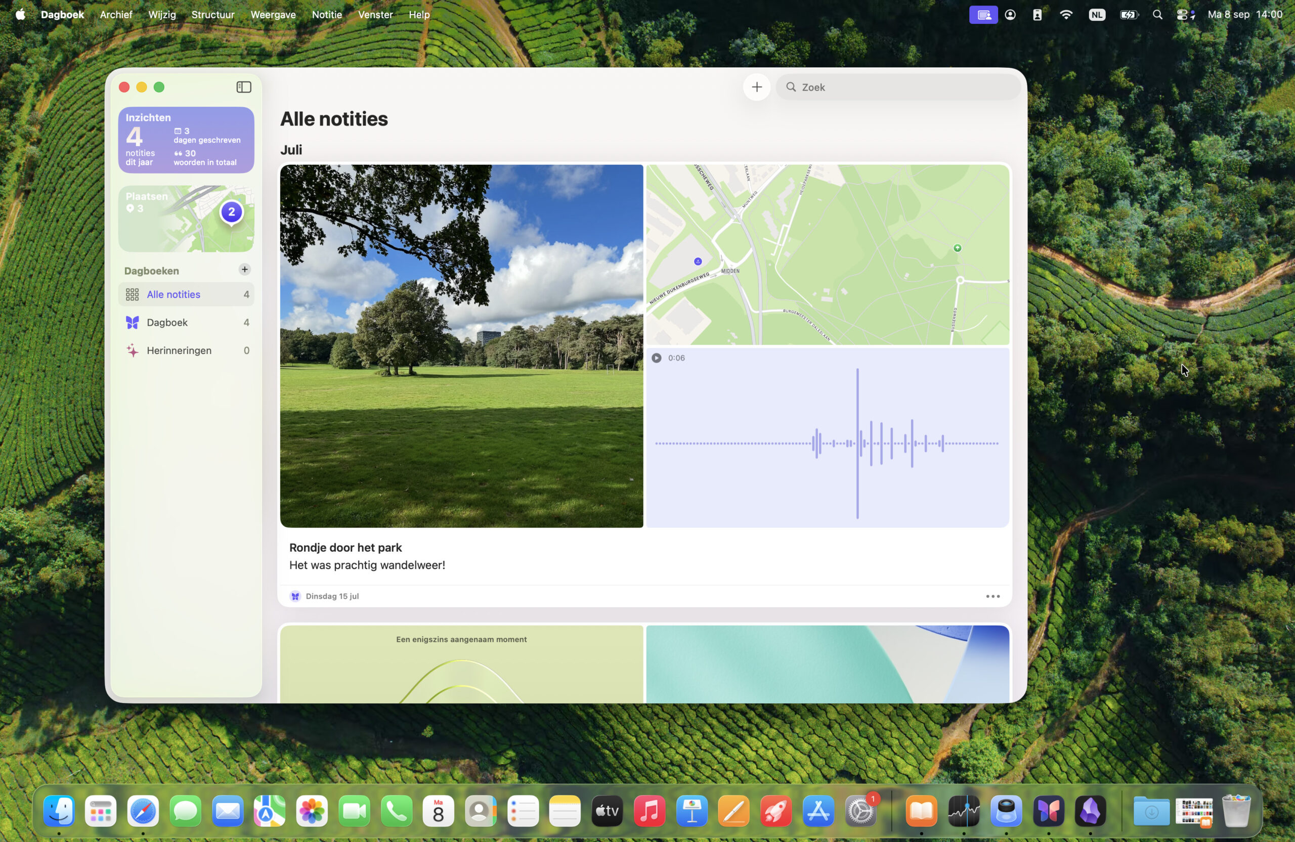 Instructiefoto: Lief dagboek