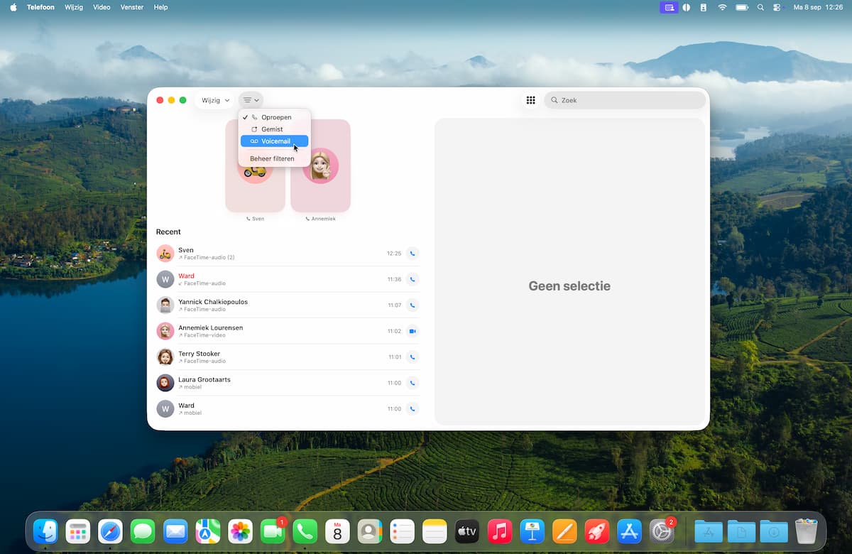Instructiefoto: Weergave aanpassen