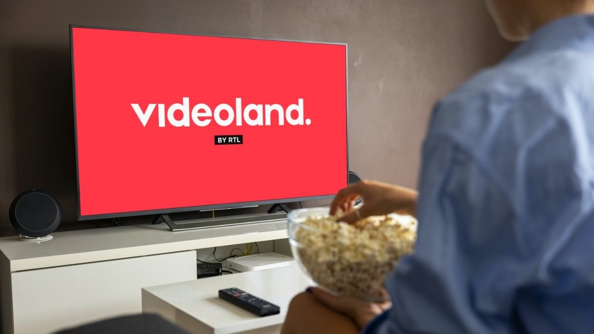 Televisie met logo Videoland