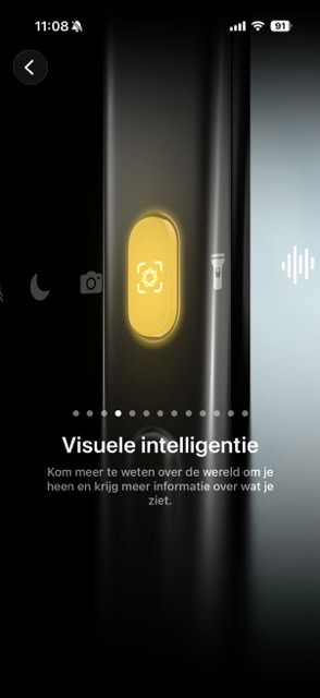 Visuele intelligentie inschakelen via Instellingen