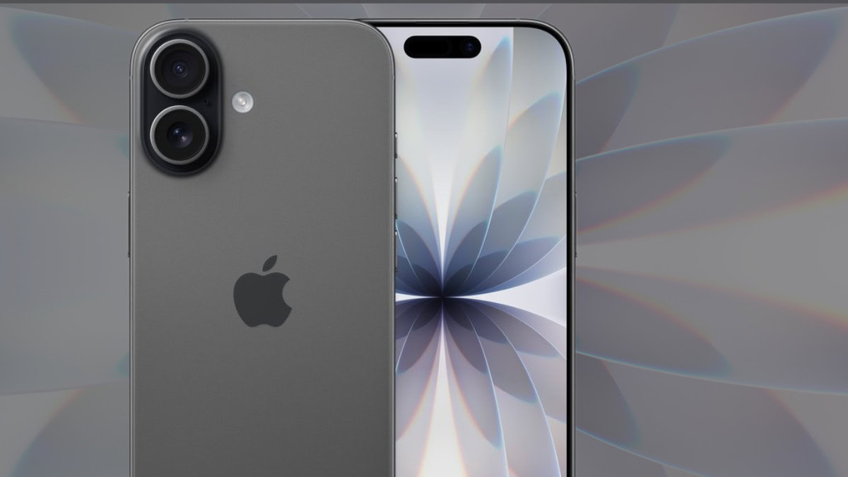 Voor- en achterkant iPhone 17 naast elkaar