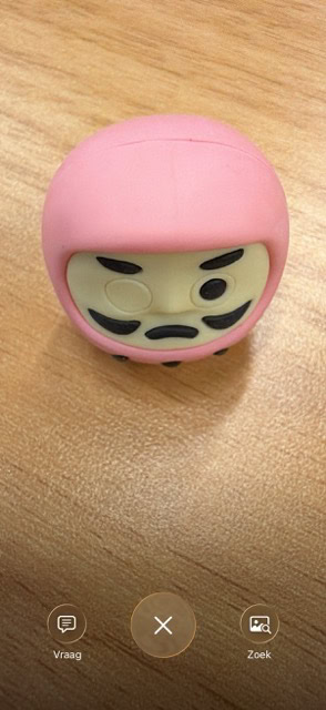 Druk af om het voorwerp vast te leggen