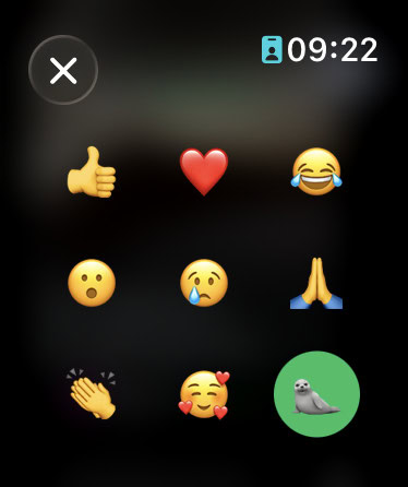 Negen emoji's voor reacties in WhatsApp