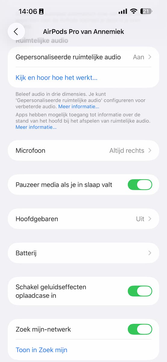 Instructiefoto: Slapen