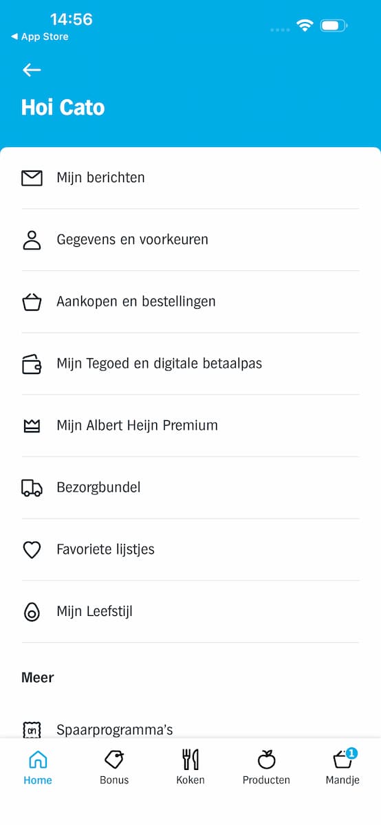 Instructiefoto: Ga naar de Leefstijlcheck