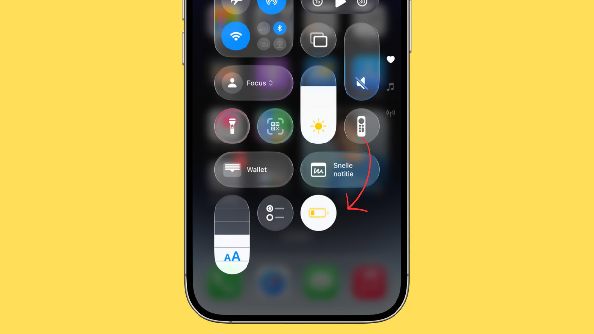 energiebesparingsmodus in het bedieningspaneel