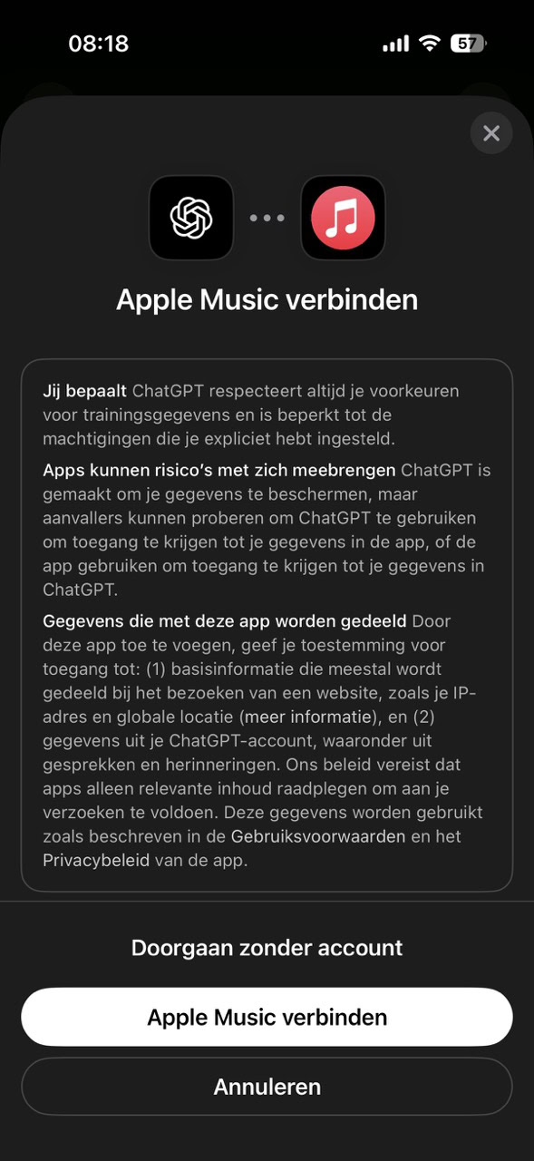 Instructiefoto: Verbinden