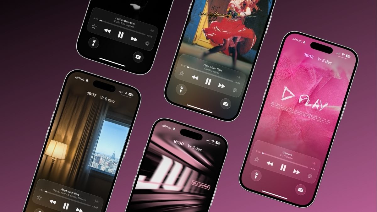 Beeldvullende coverart op de iPhone