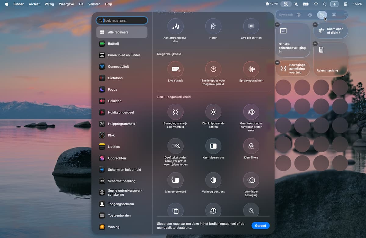 Instructiefoto: Indelen