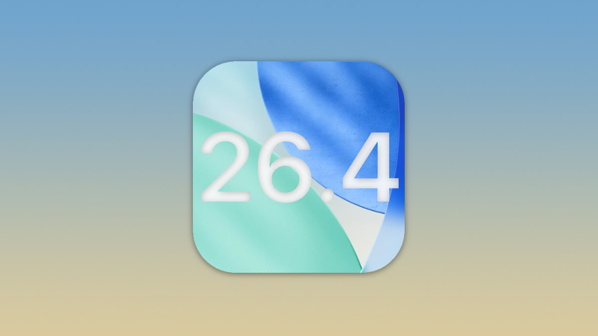 Onofficieel logo iOS 26.4