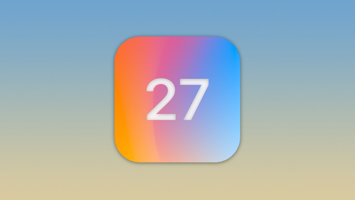 Onofficieel logo iOS 27