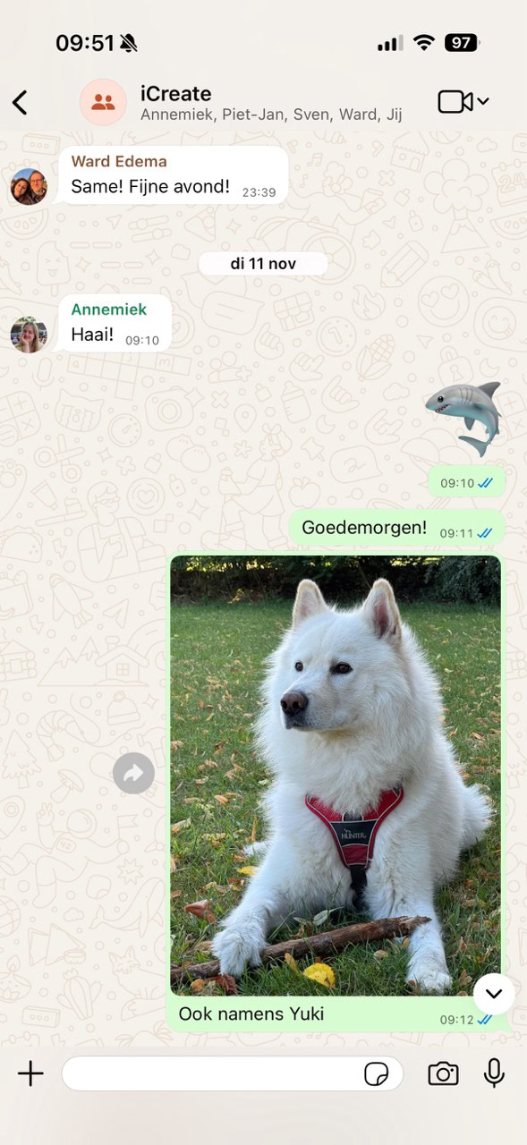 Kerstbericht whatsapp